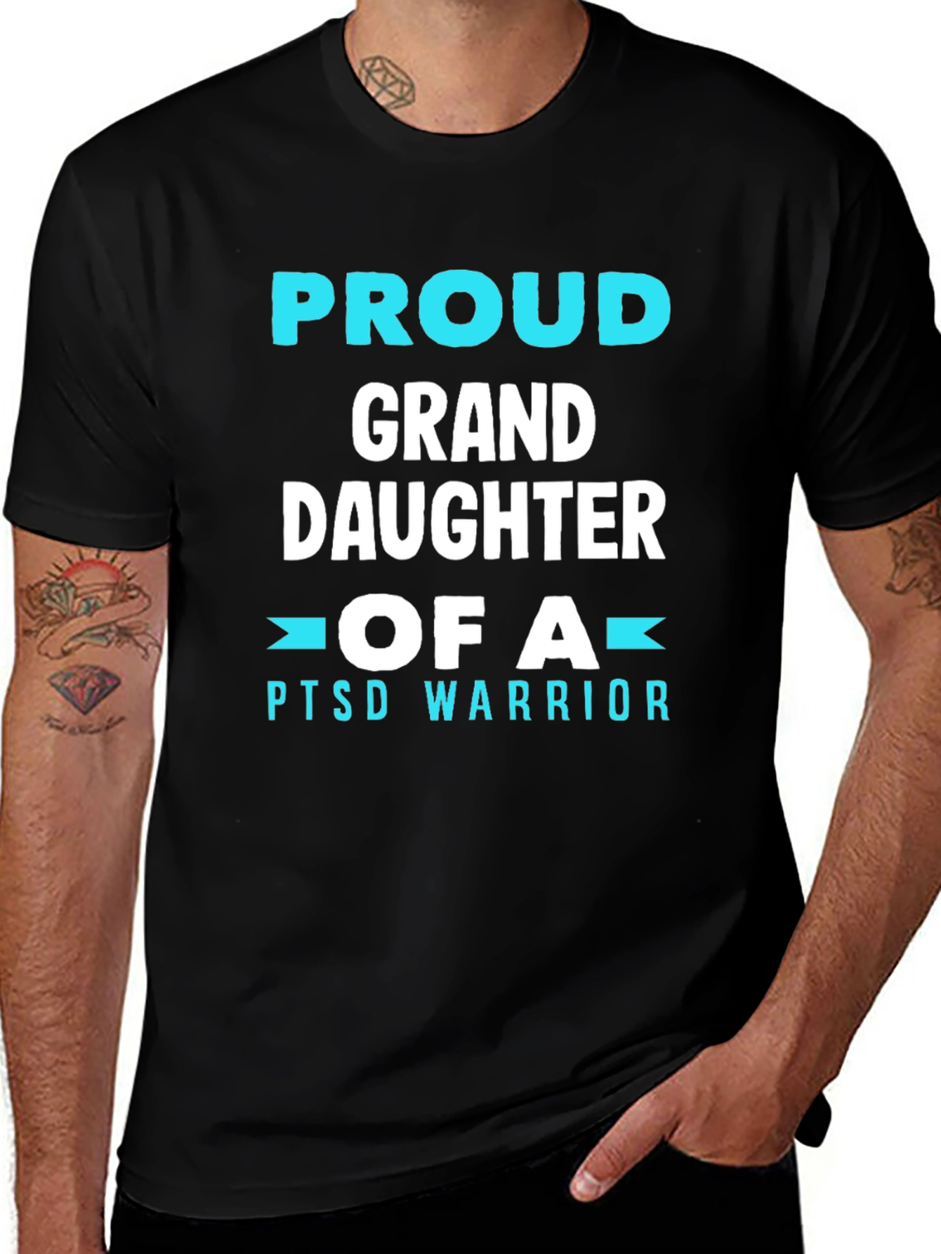 Proud Granddaughter of a PTSD Warrior T-Shirt