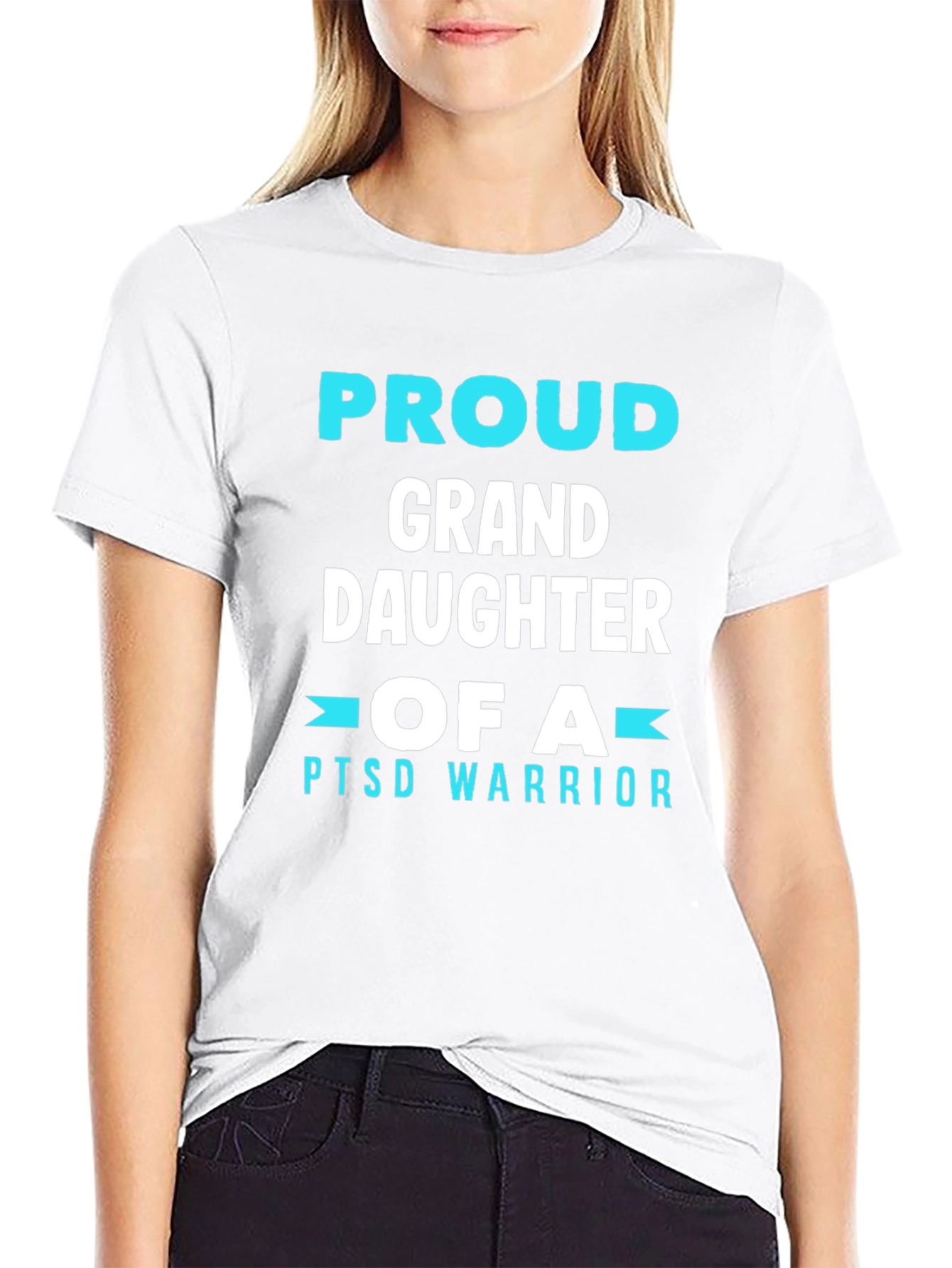 Proud Granddaughter of a PTSD Warrior T-Shirt