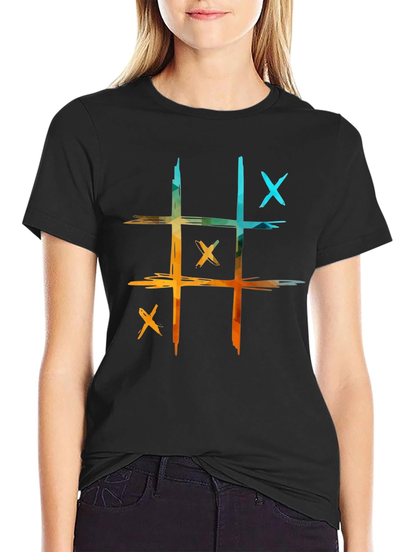 Tic-Tac-Toe Graphic Tee - Casual Cool!