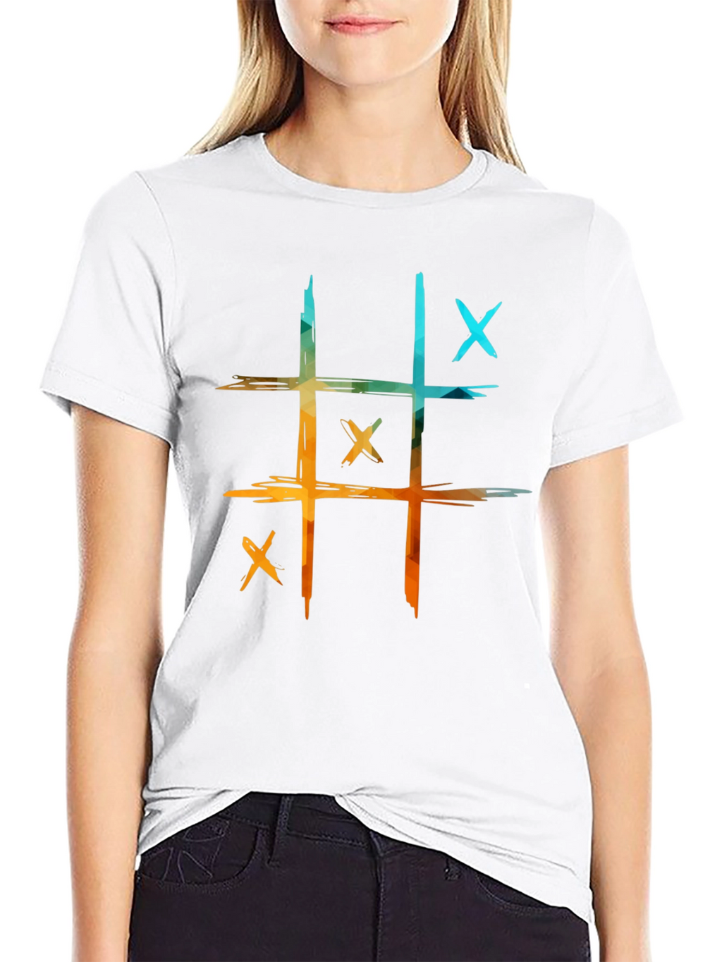 Tic-Tac-Toe Graphic Tee - Casual Cool!