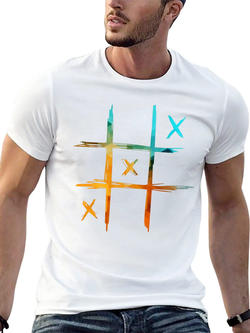 Tic-Tac-Toe Graphic Tee - Casual Cool!
