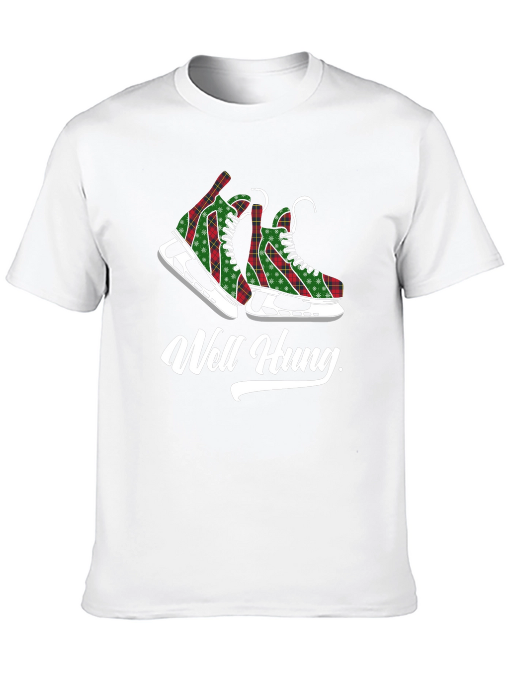 Well Hung Hockey Skates T-Shirt