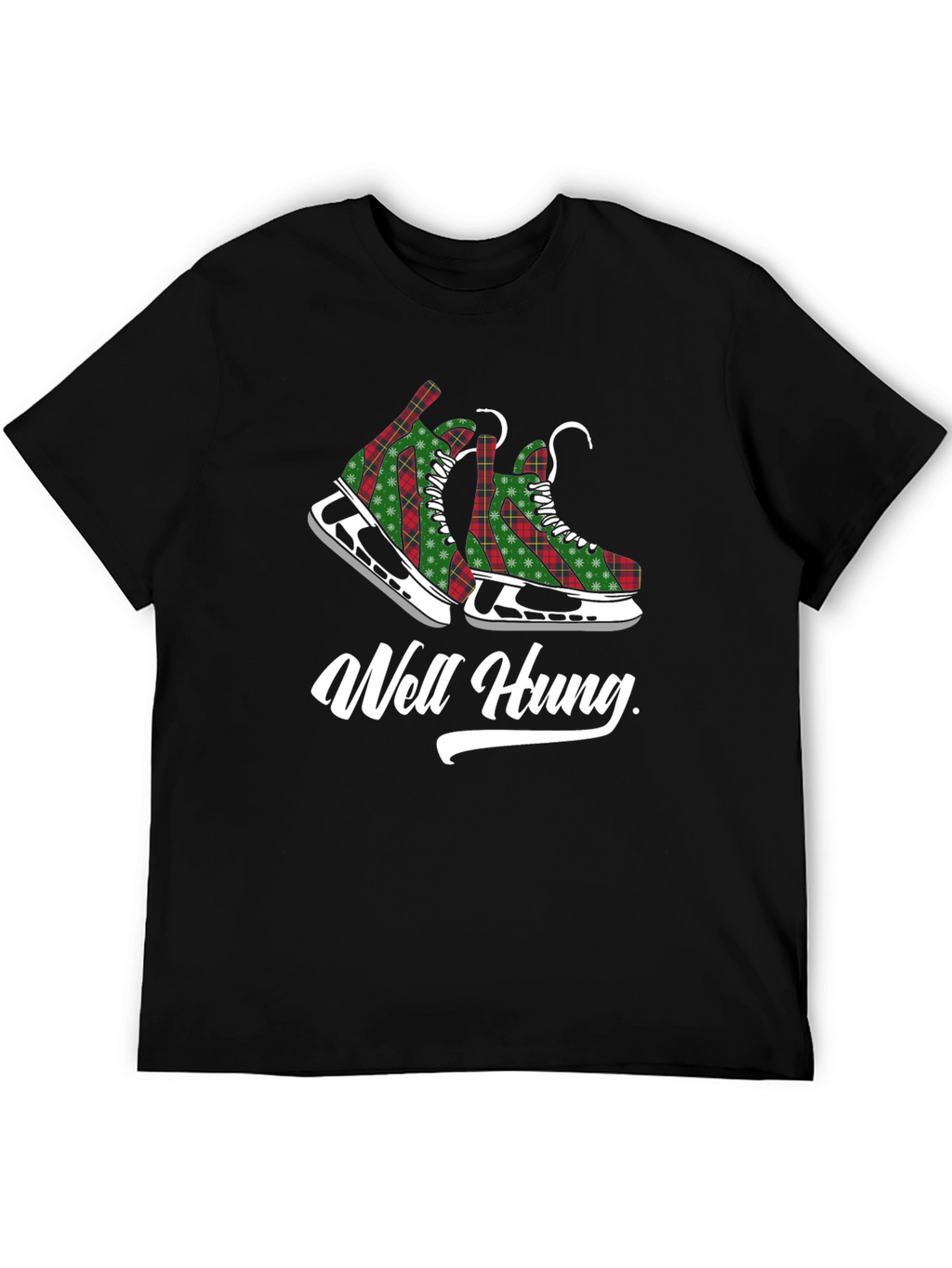 Well Hung Hockey Skates T-Shirt