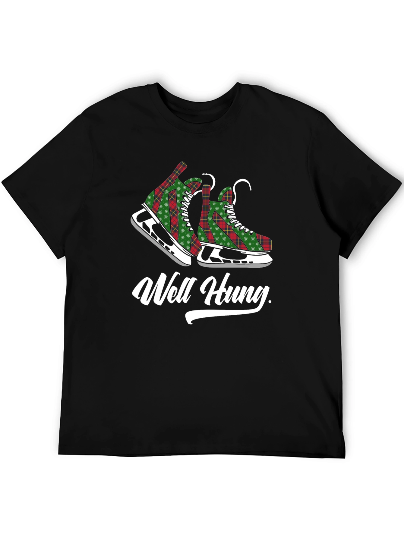 Well Hung Hockey Skates T-Shirt