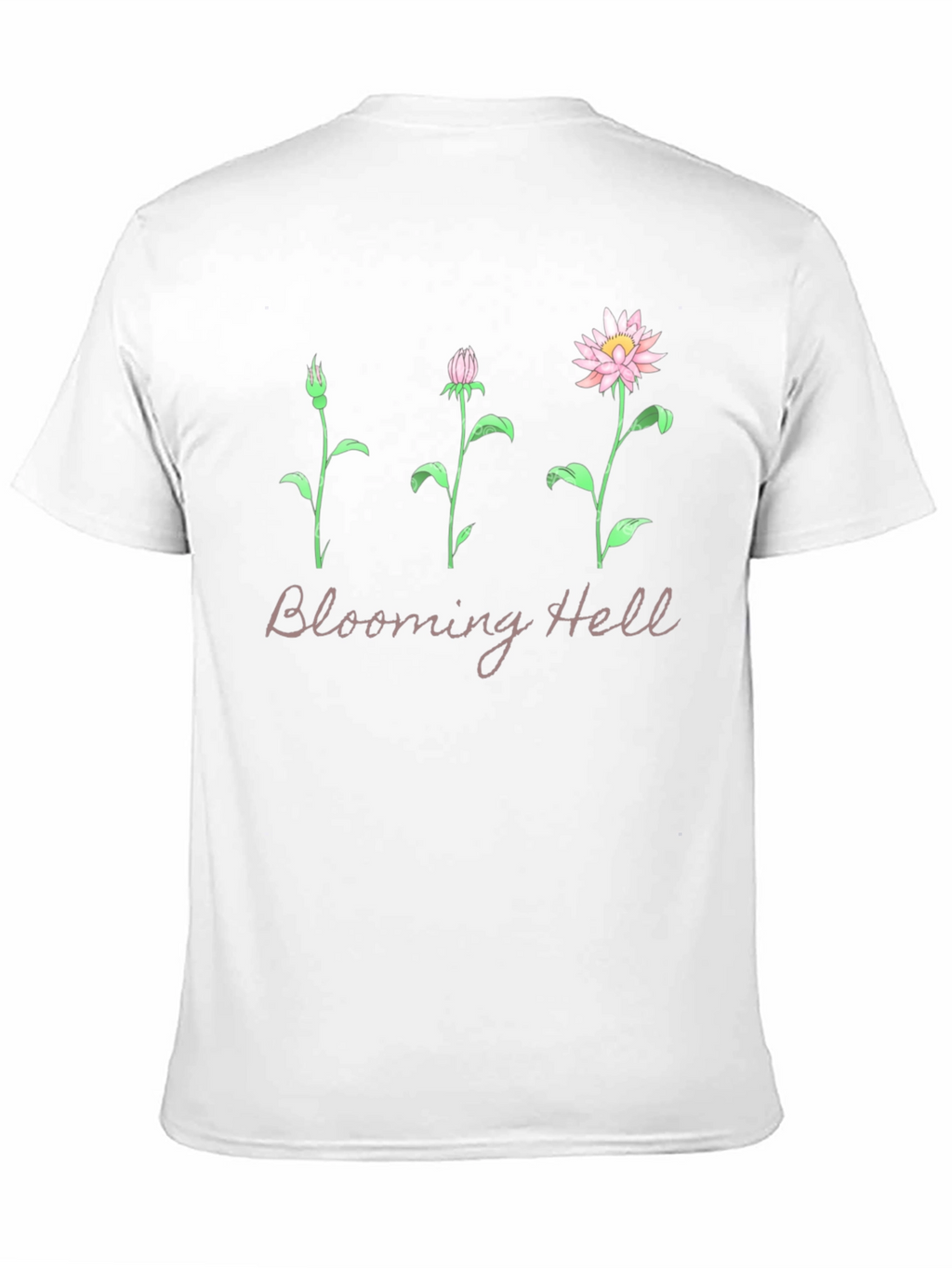 Blooming Hell Graphic T-Shirt - Black
