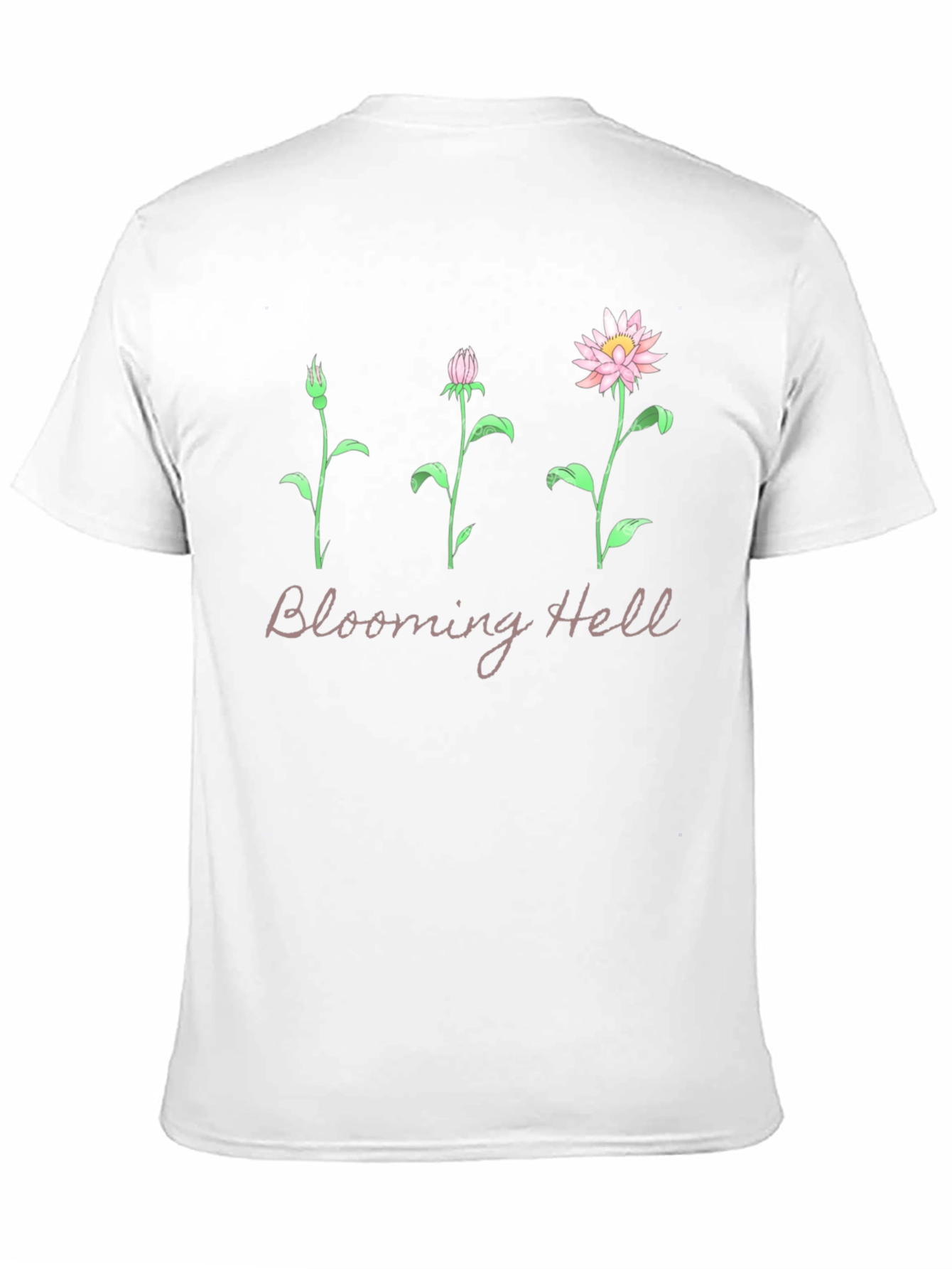 Blooming Hell Graphic T-Shirt - Black