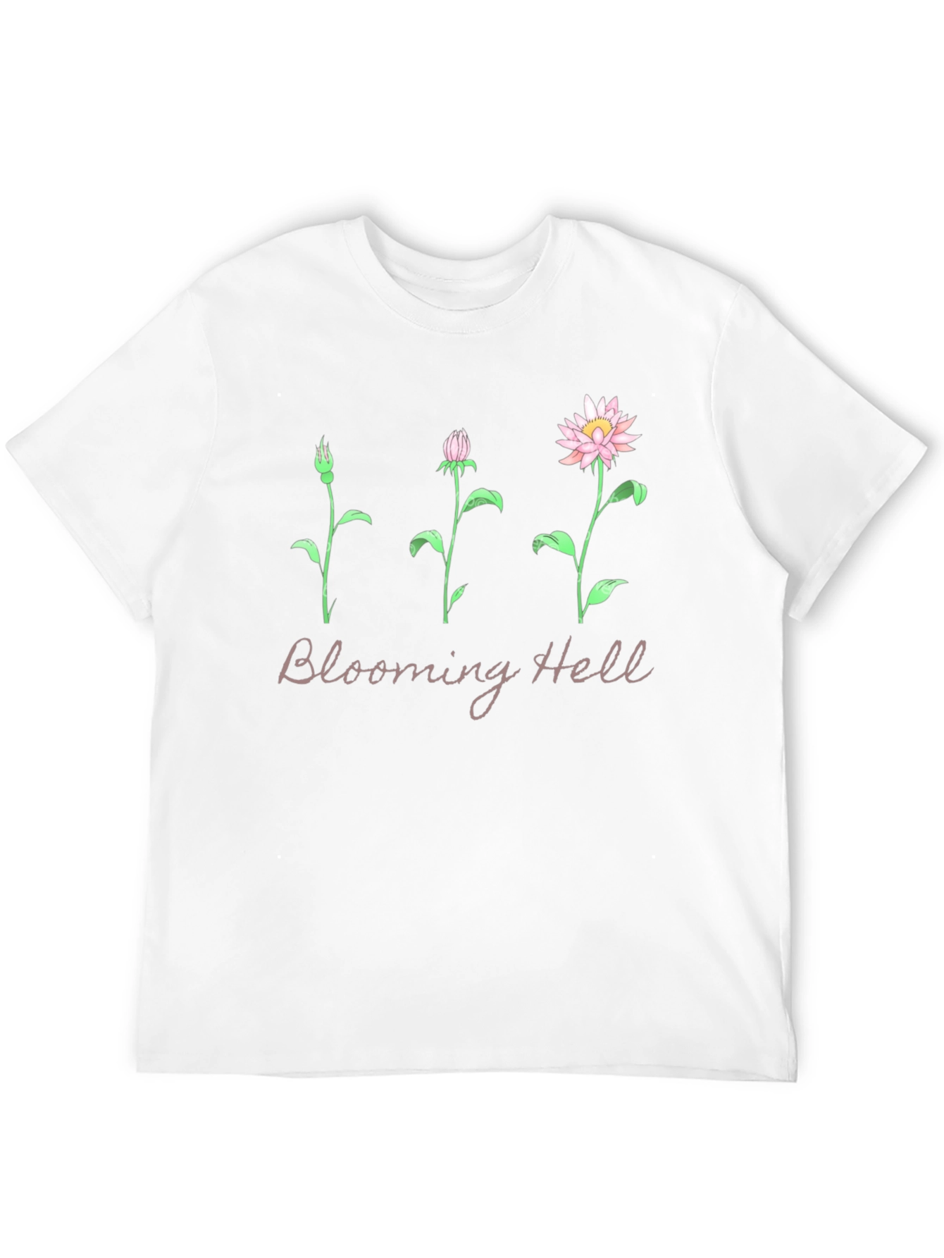Blooming Hell Graphic T-Shirt - Black