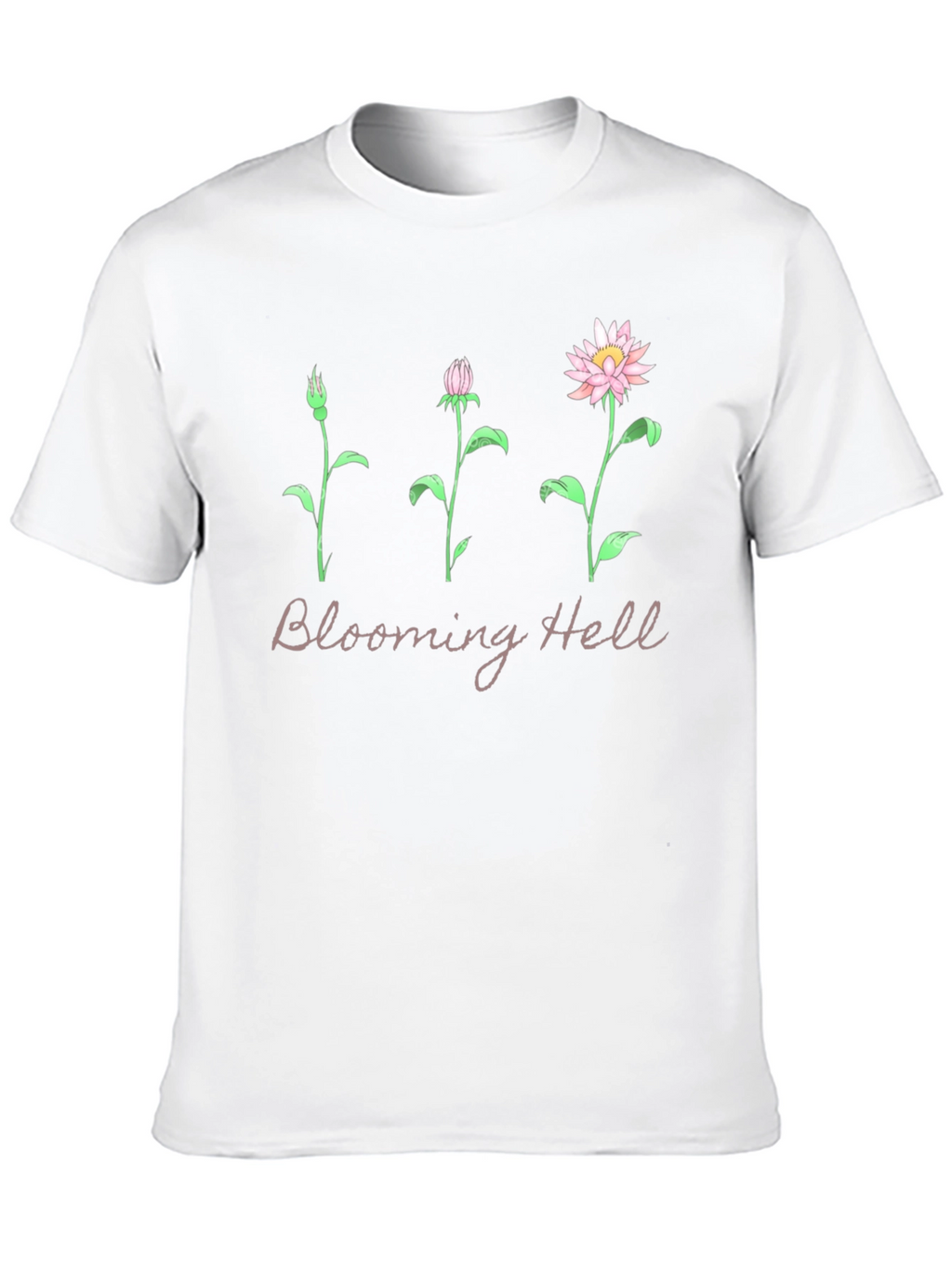Blooming Hell Graphic T-Shirt - Black