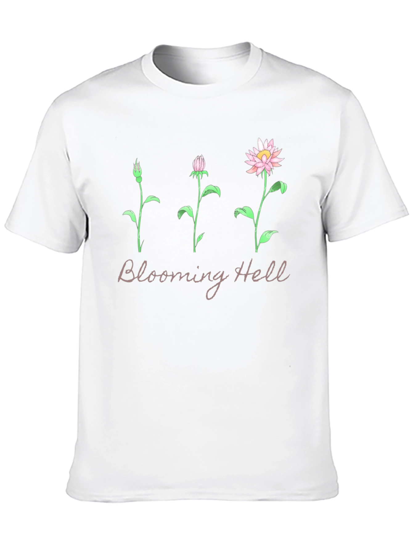 Blooming Hell Graphic T-Shirt - Black