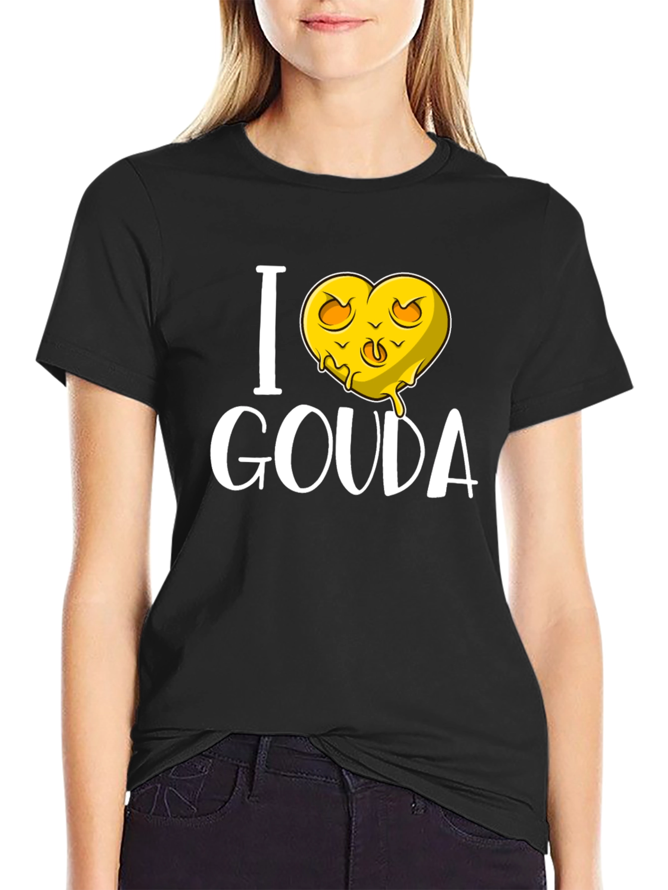I Love Gouda Cheese T-Shirt - Funny Cheese Lover Tee