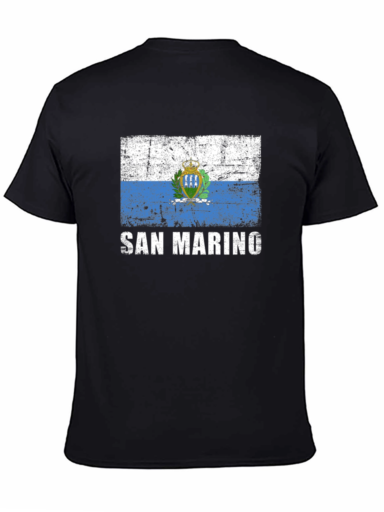 San Marino Flag Graphic T-Shirt