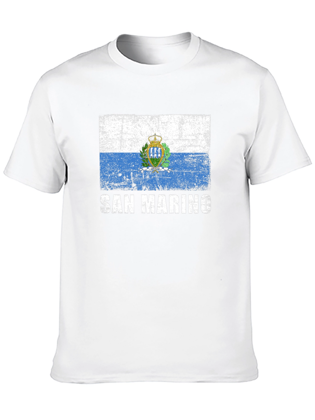 San Marino Flag Graphic T-Shirt