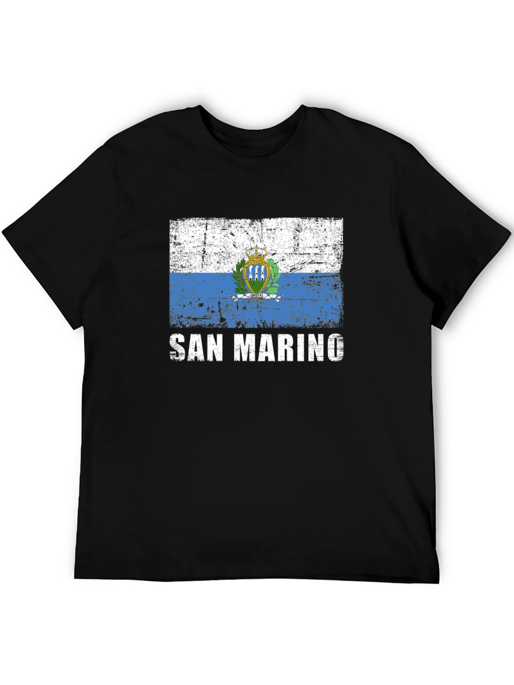 San Marino Flag Graphic T-Shirt