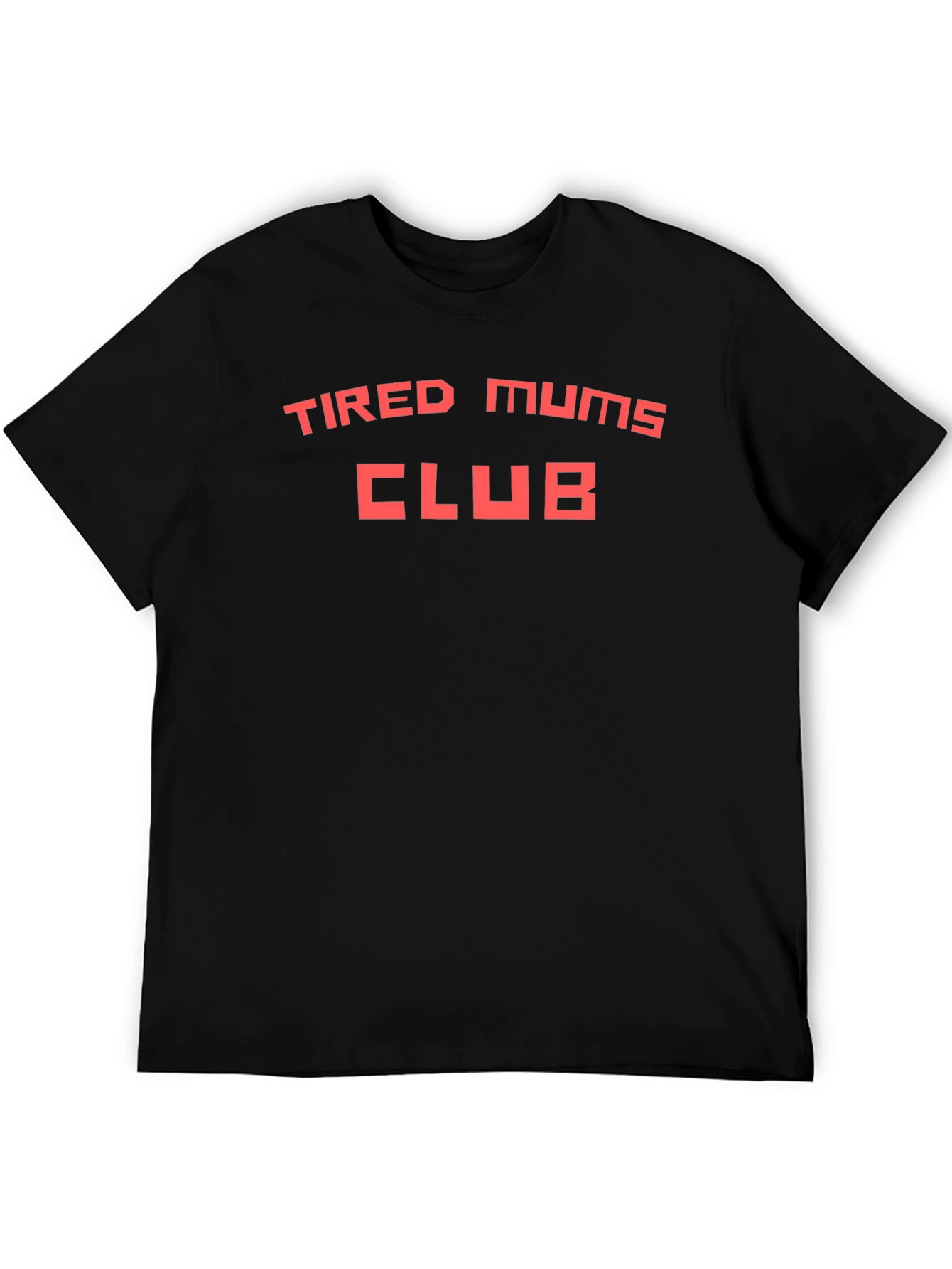 Tired Mums Club Graphic Tee - Black
