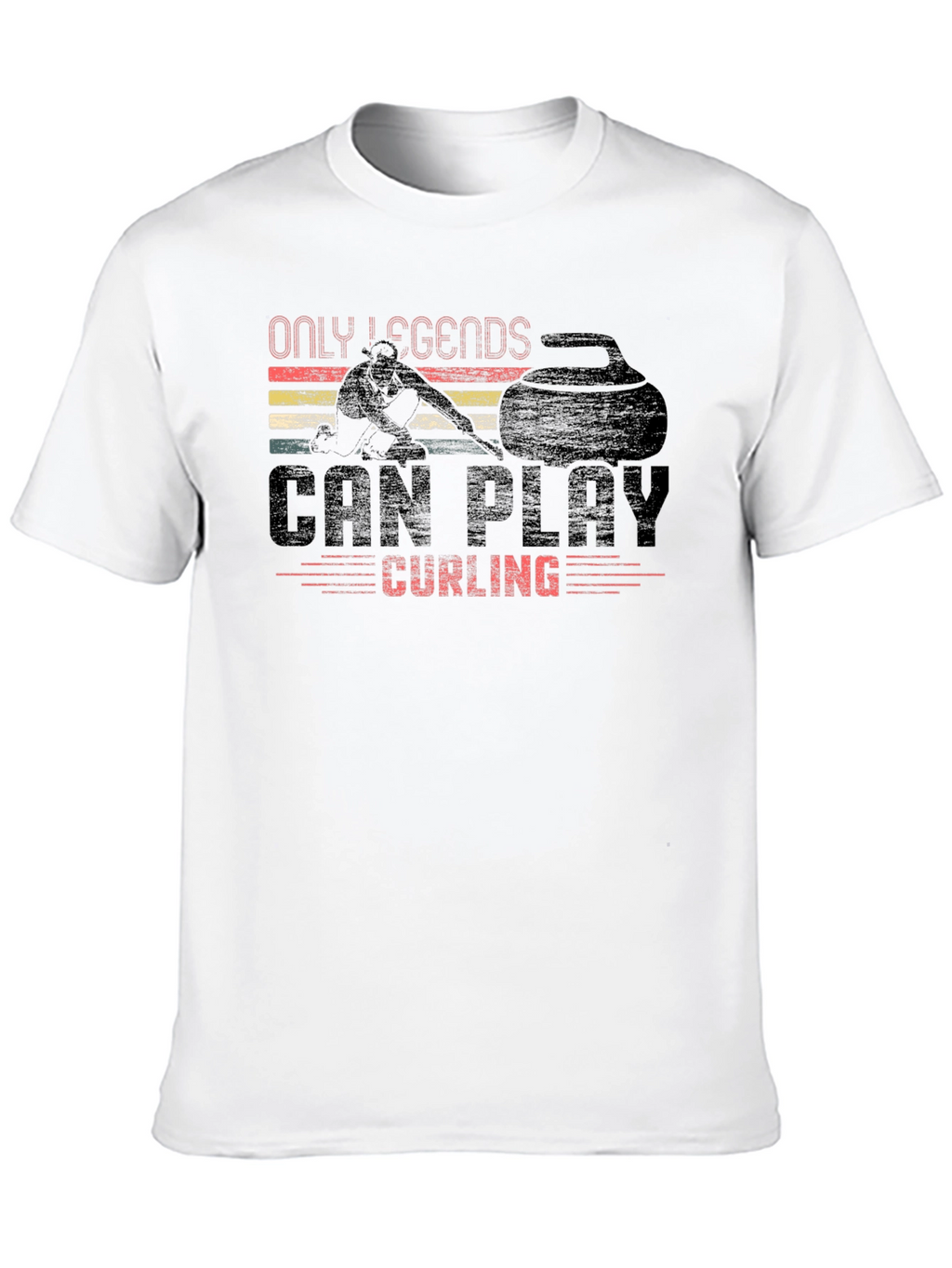 Only Legends Can Play Curling T-Shirt