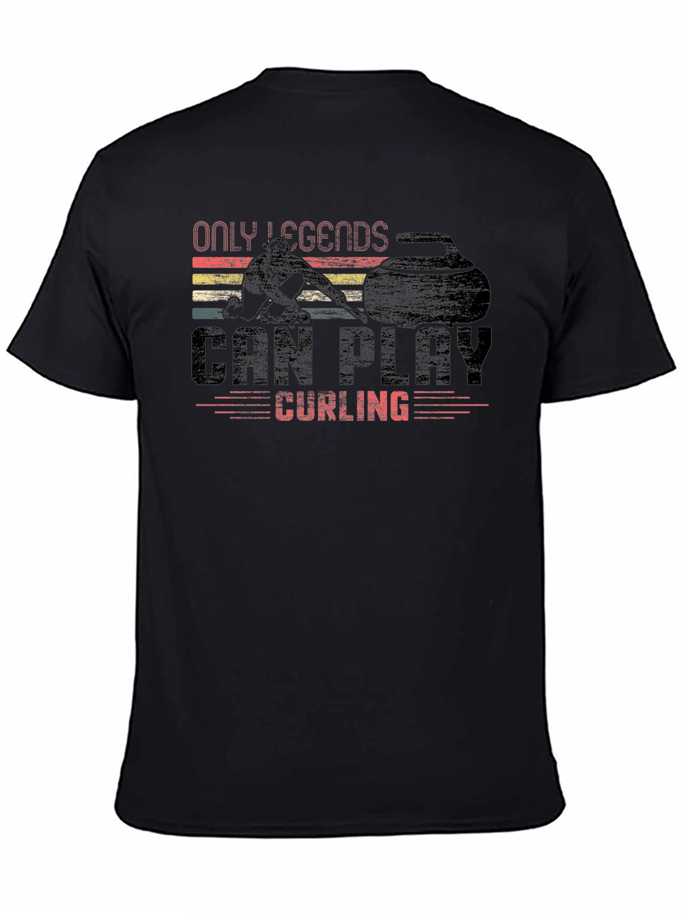 Only Legends Can Play Curling T-Shirt