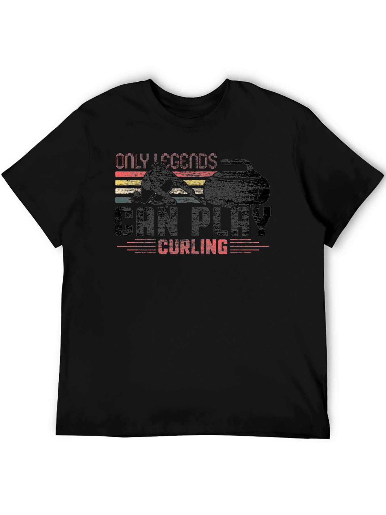 Only Legends Can Play Curling T-Shirt