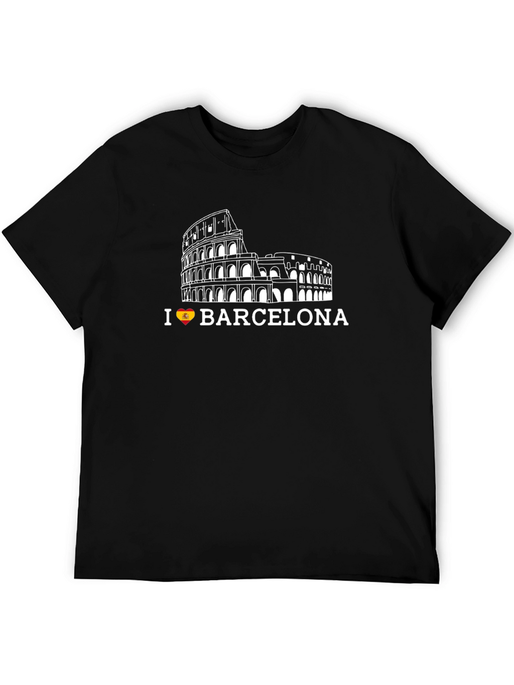 I Love Barcelona Black T-Shirt