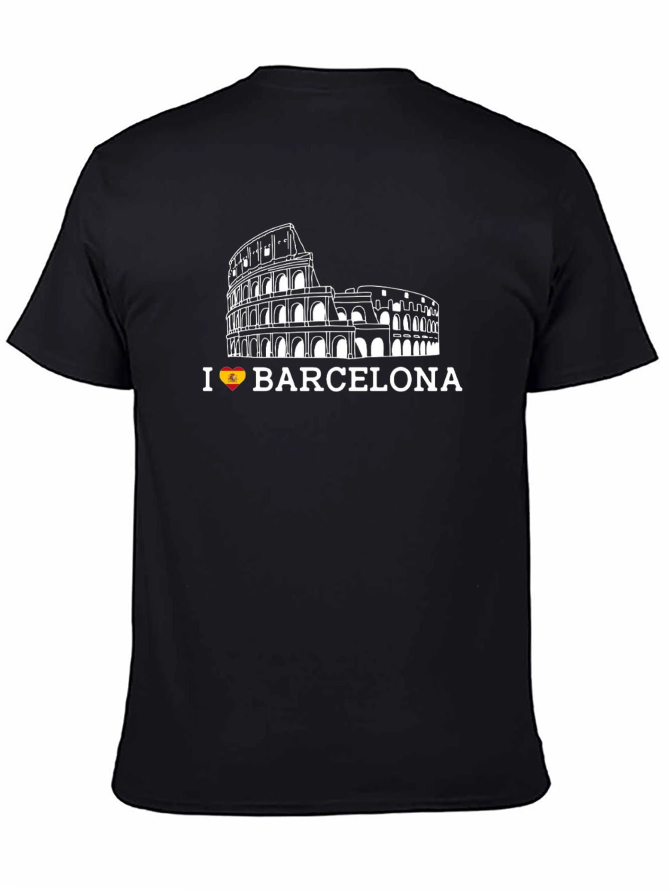 I Love Barcelona Black T-Shirt