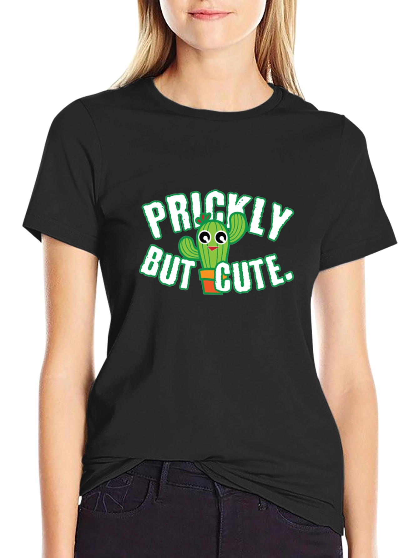 Prickly But Cute T-Shirt - Funny Cactus Graphic Tee