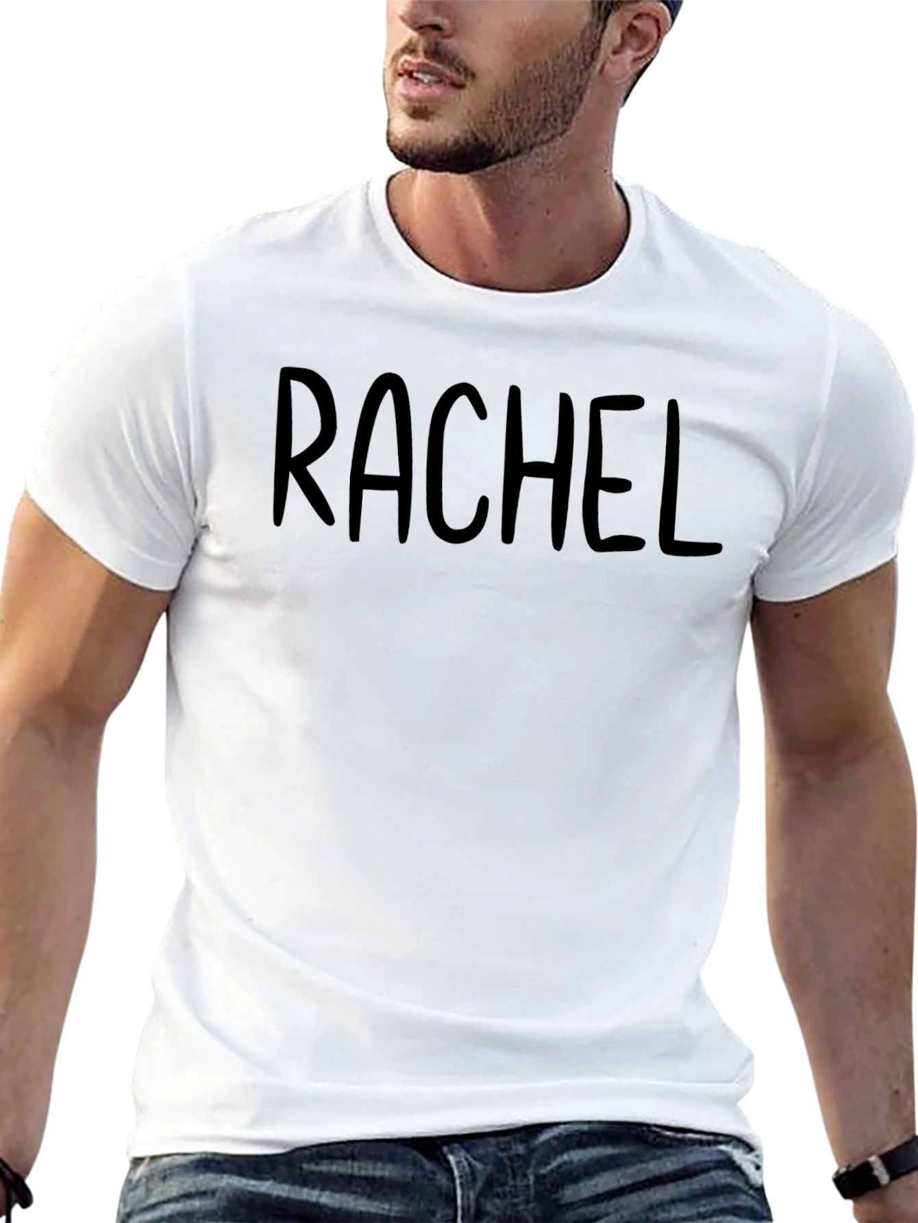 Rachel Name Tee - Classic Black T-Shirt