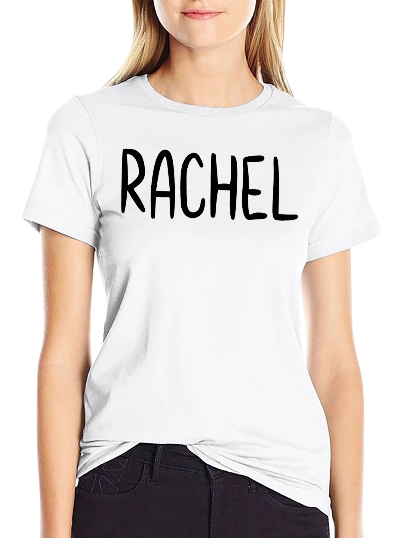 Rachel Name Tee - Classic Black T-Shirt