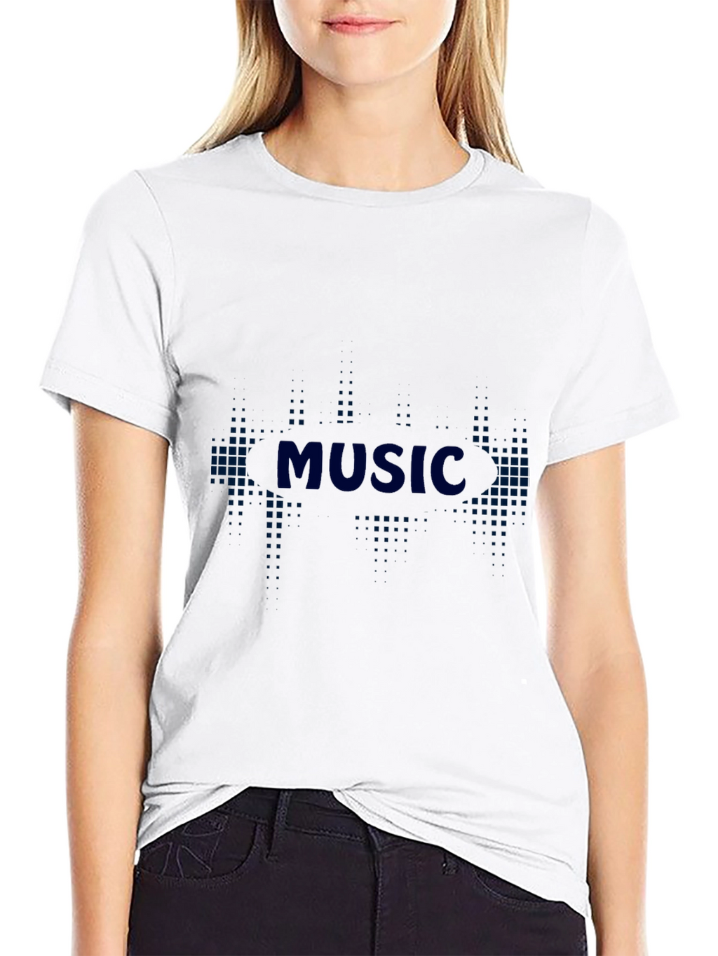 Music Graphic Tee - Black
