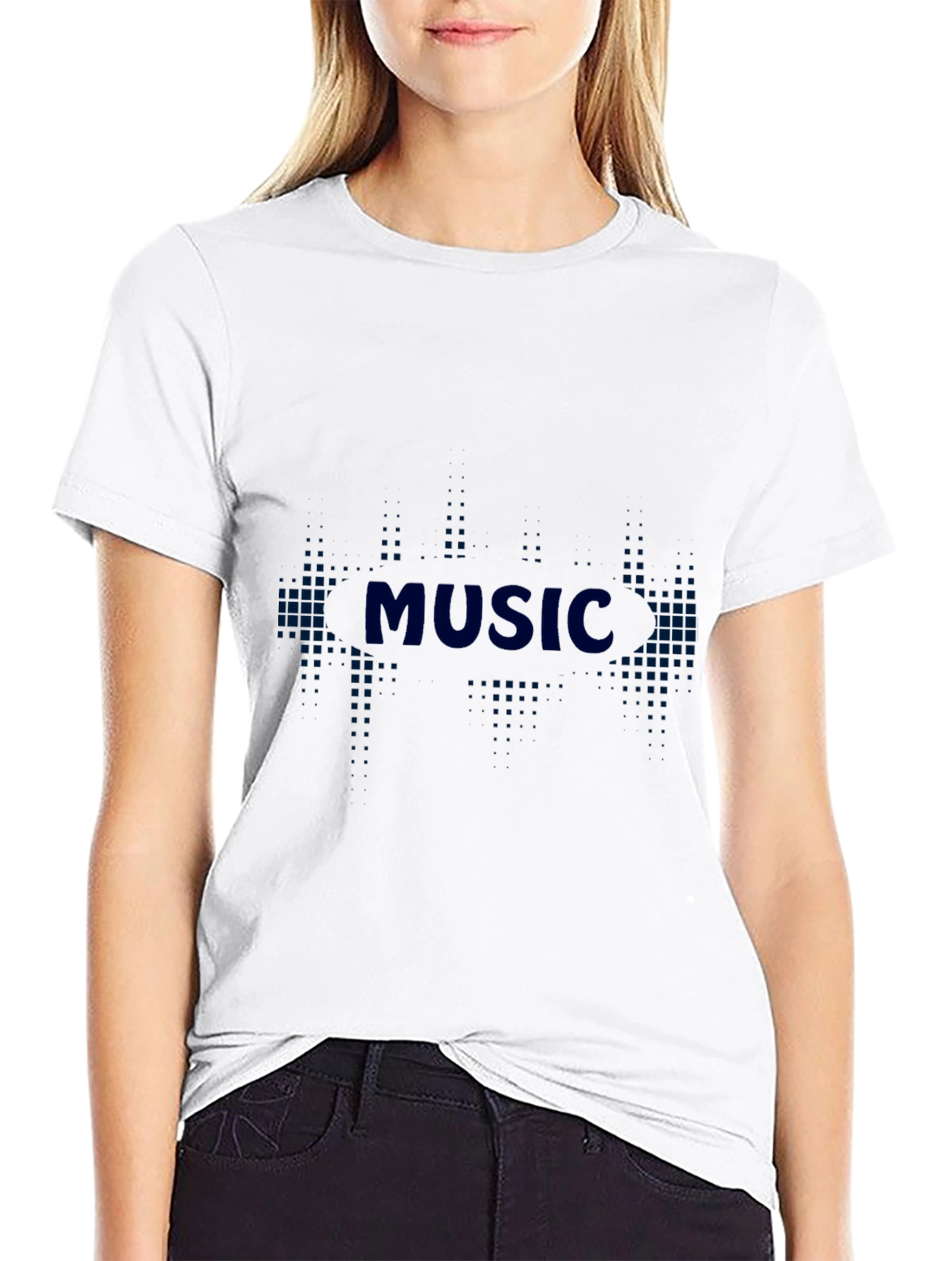 Music Graphic Tee - Black