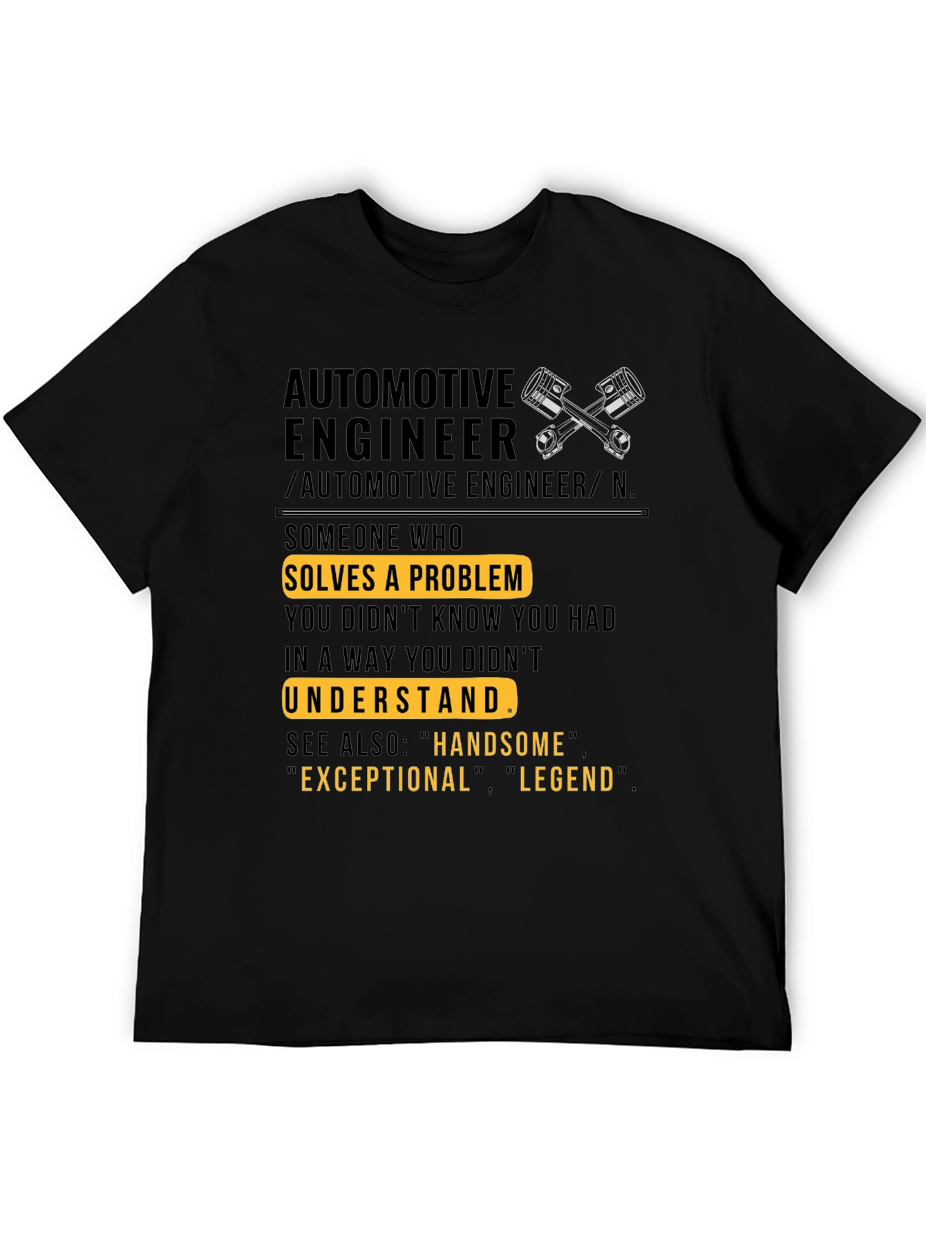 Automotive Engineer Definition T-Shirt