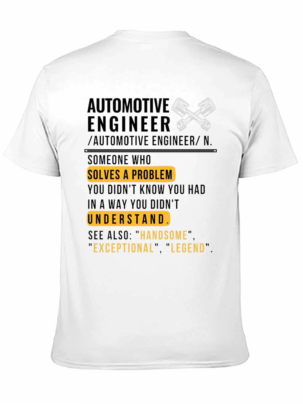 Automotive Engineer Definition T-Shirt