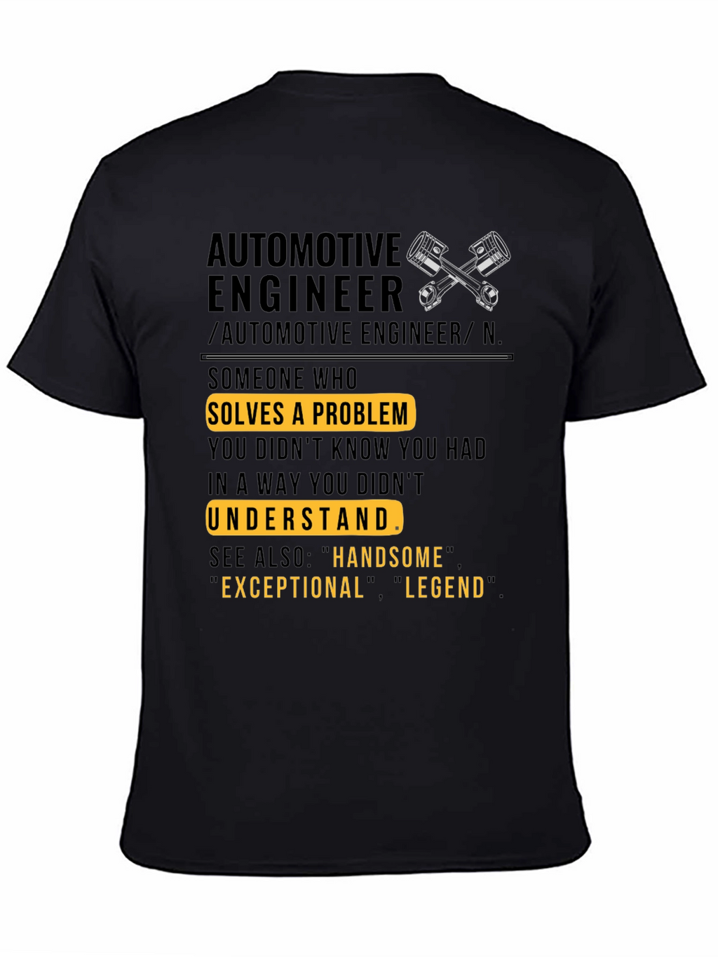 Automotive Engineer Definition T-Shirt