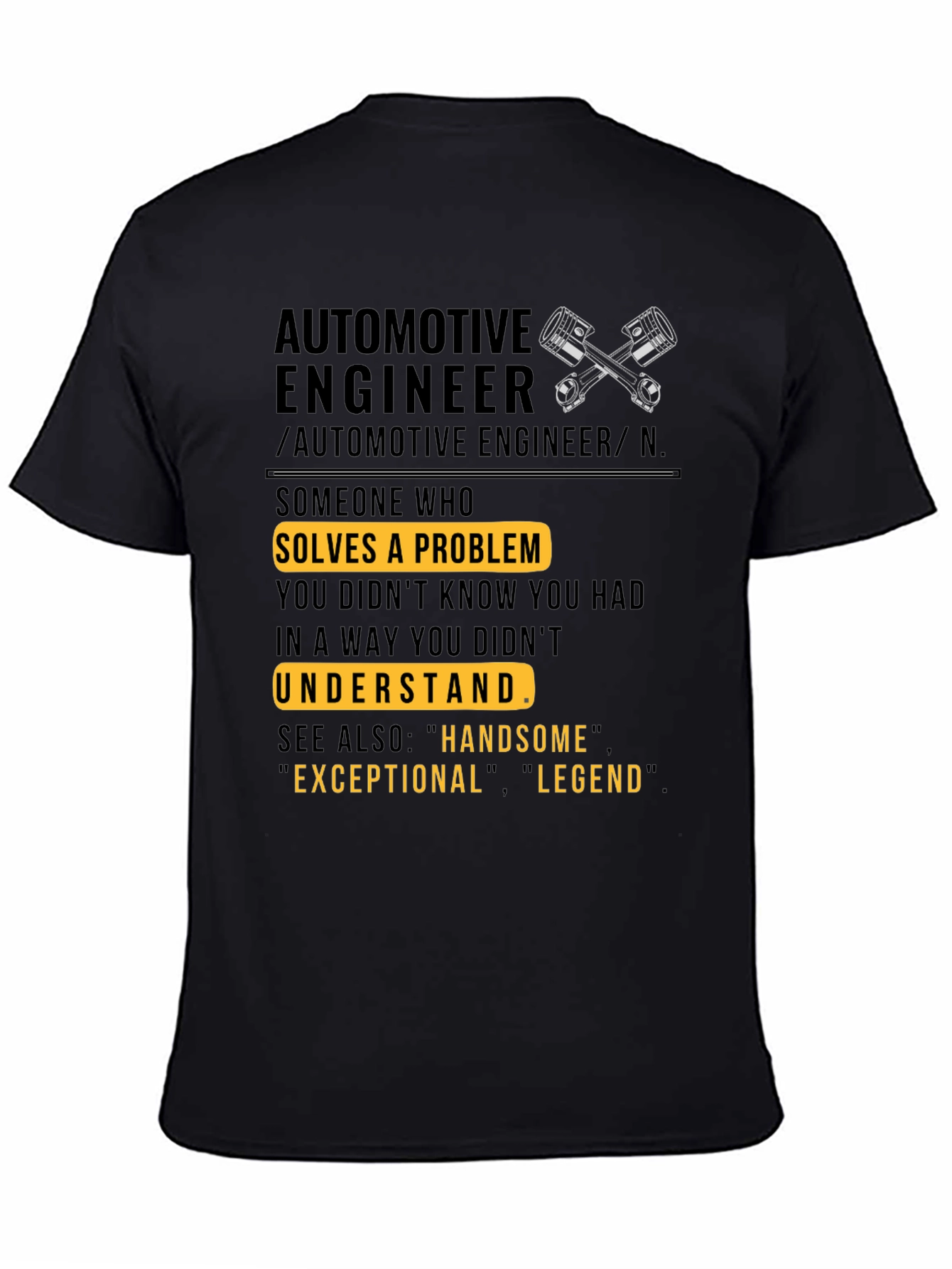 Automotive Engineer Definition T-Shirt