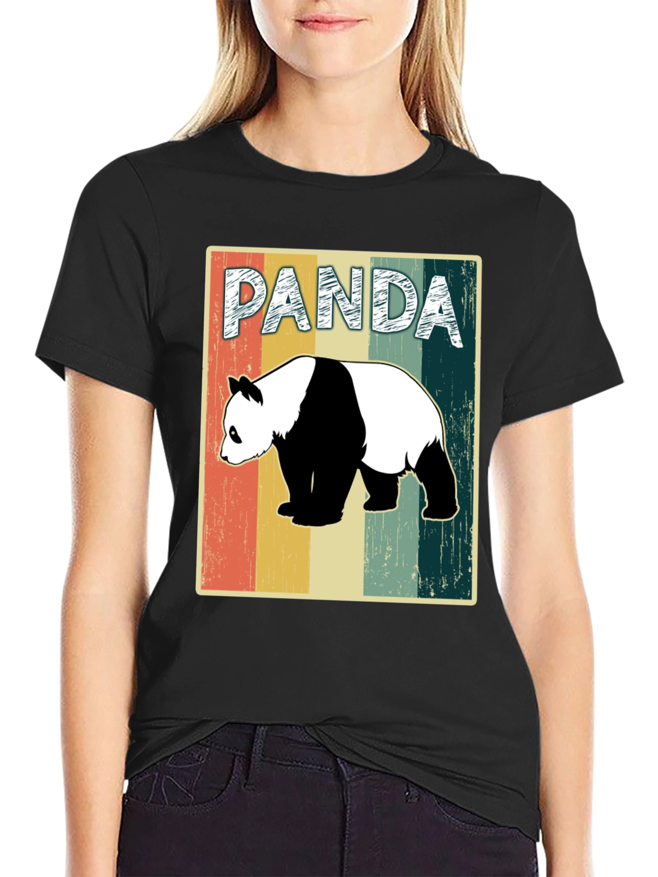 Retro Panda T-Shirt - Vintage Style Graphic Tee