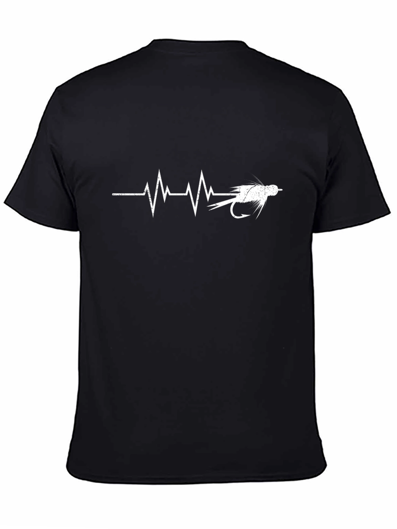 Fishing Fly Heartbeat T-Shirt - Anglers Passion