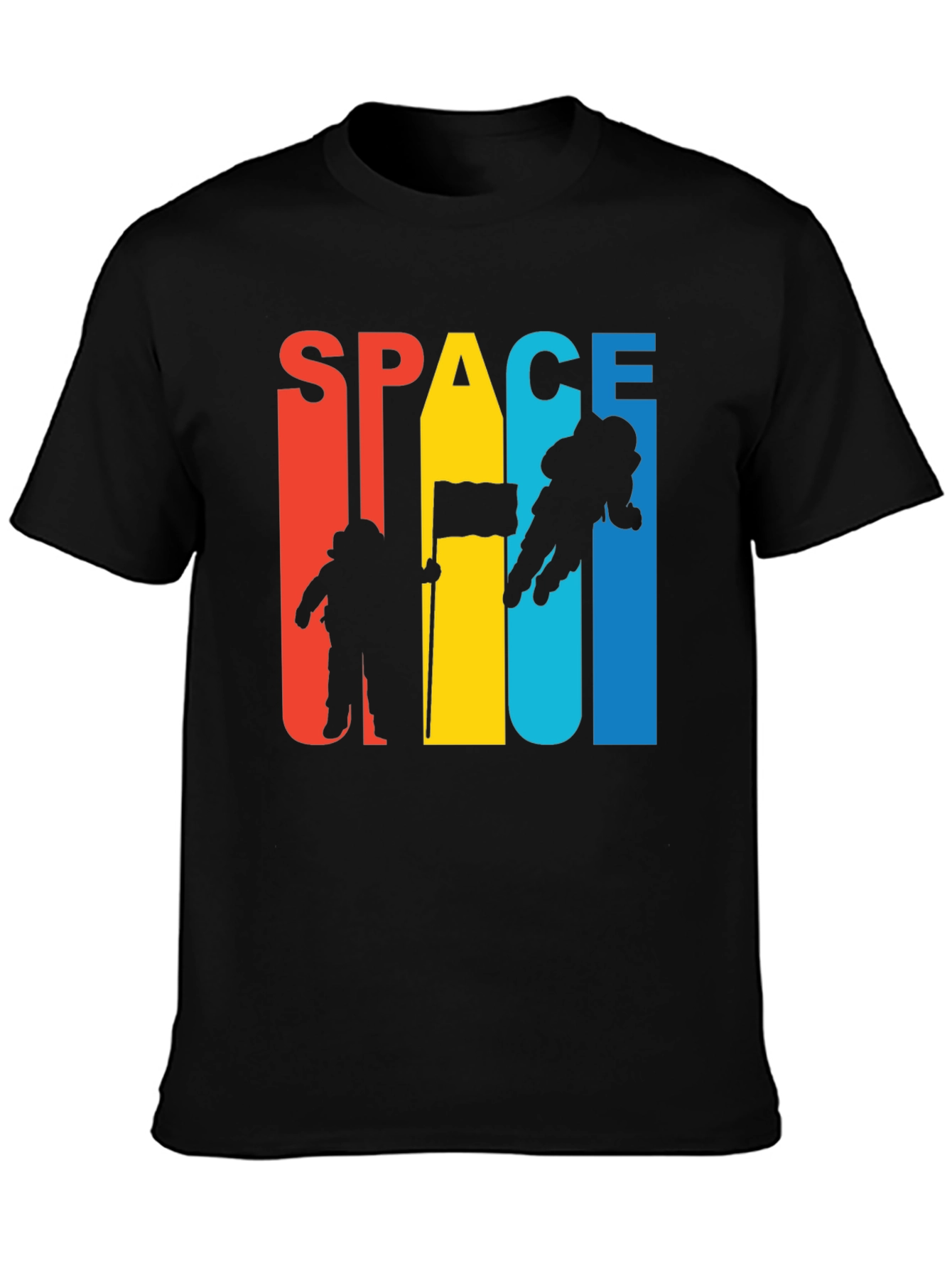 Space T-Shirt Retro Astronaut Design