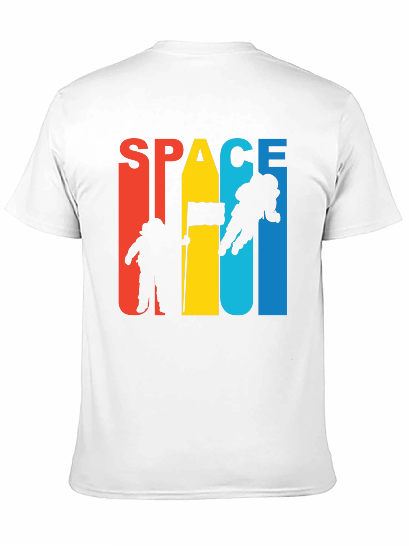 Space T-Shirt Retro Astronaut Design