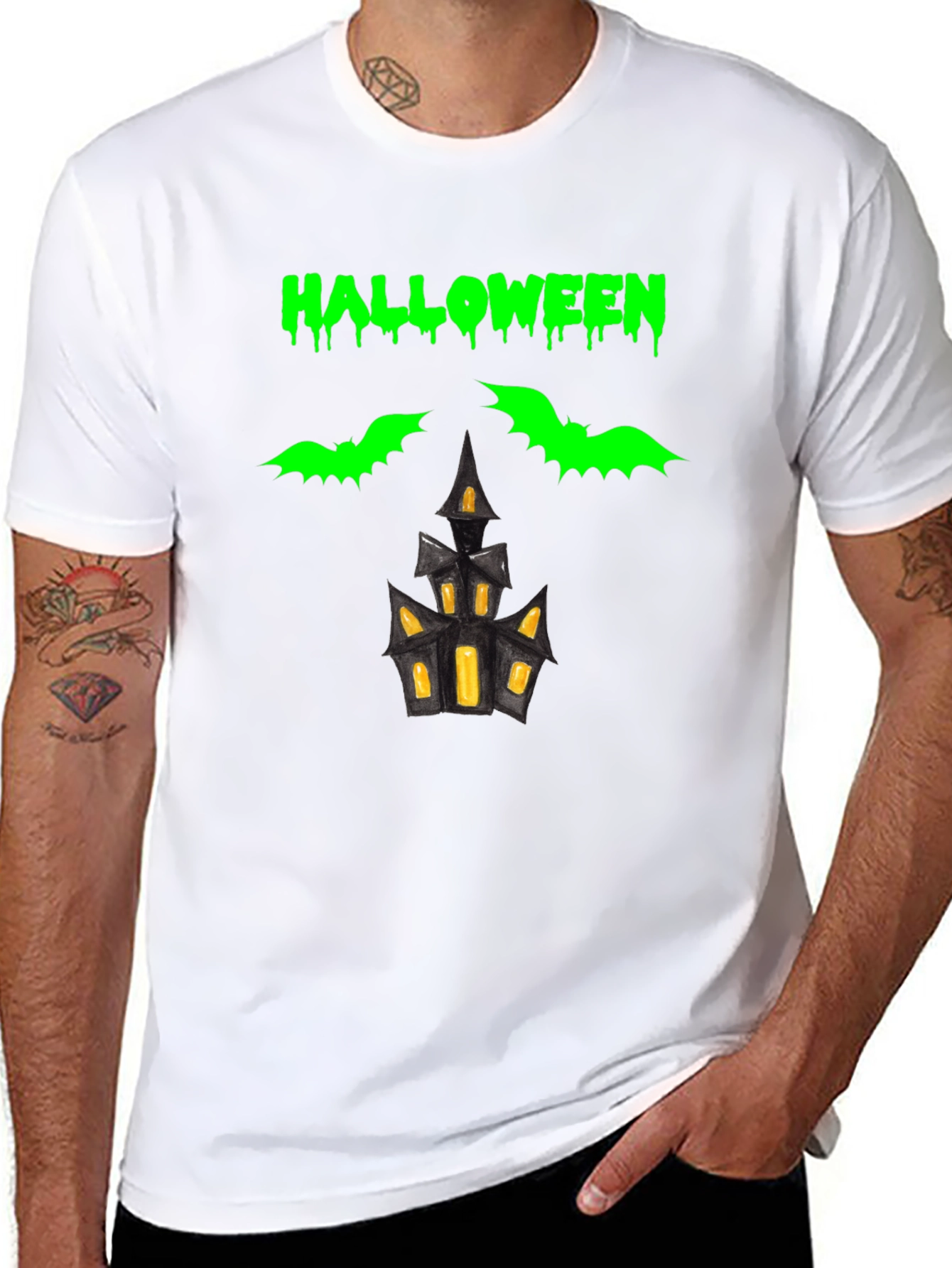 Halloween Graphic Tee - Spooky Design
