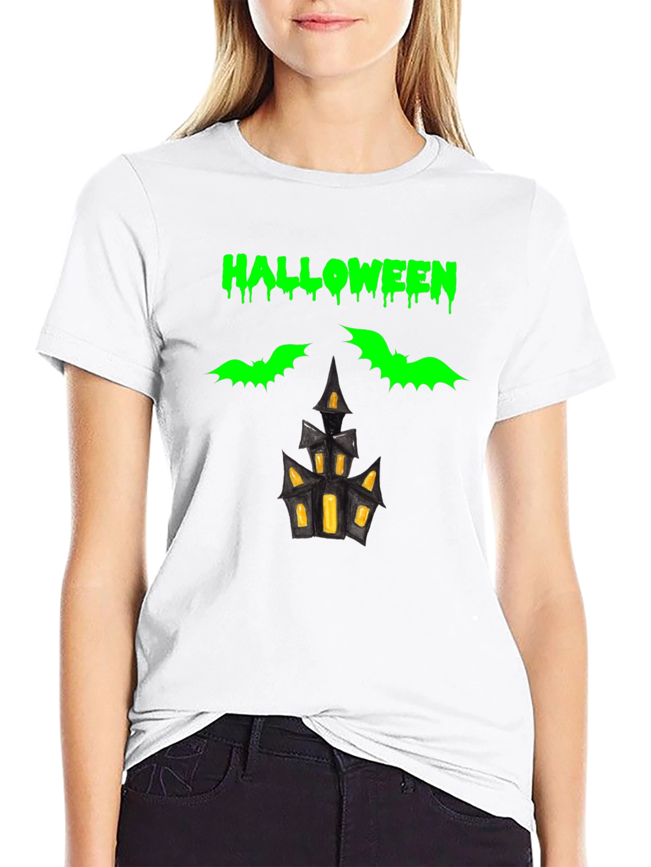 Halloween Graphic Tee - Spooky Design