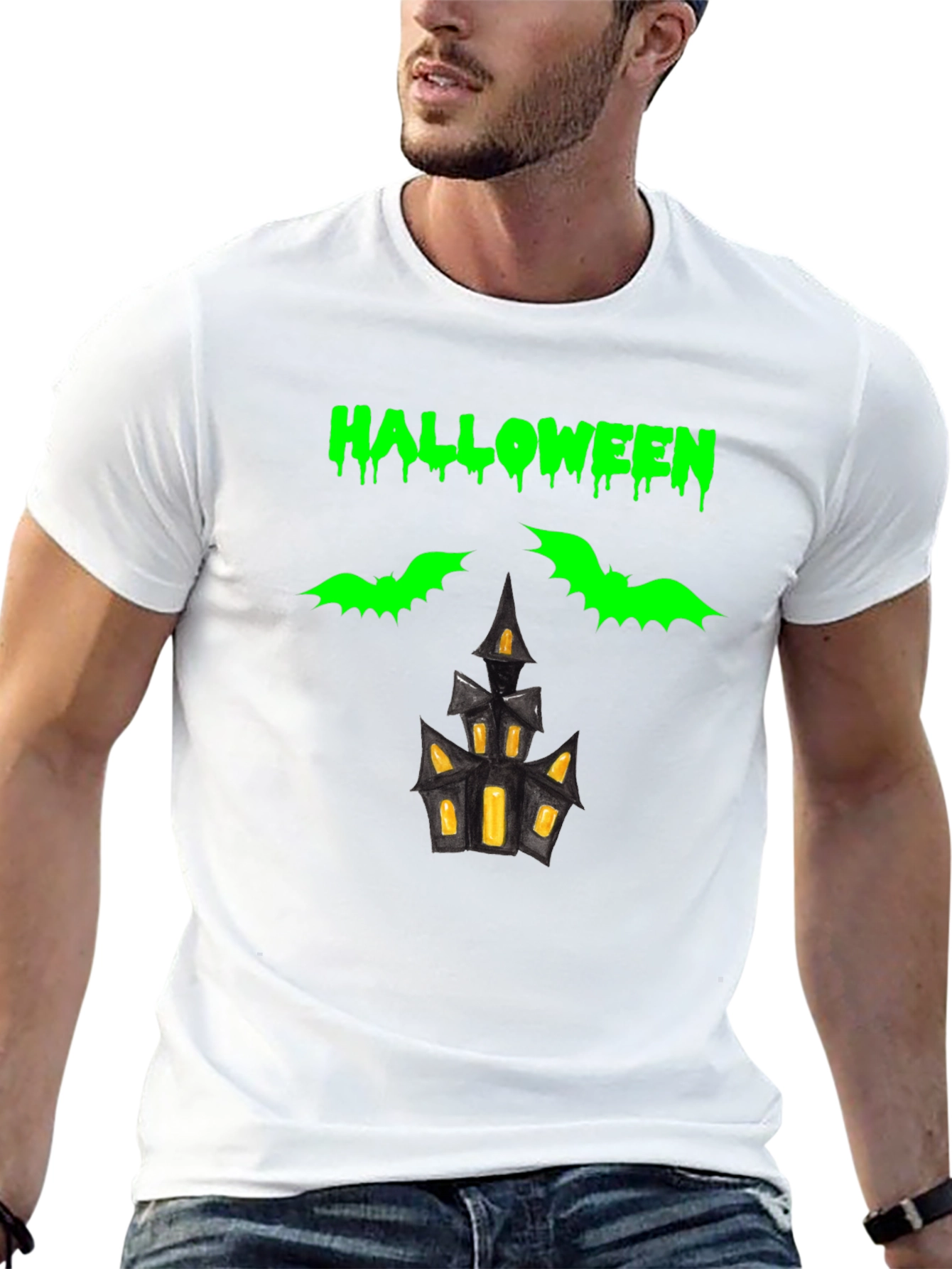 Halloween Graphic Tee - Spooky Design