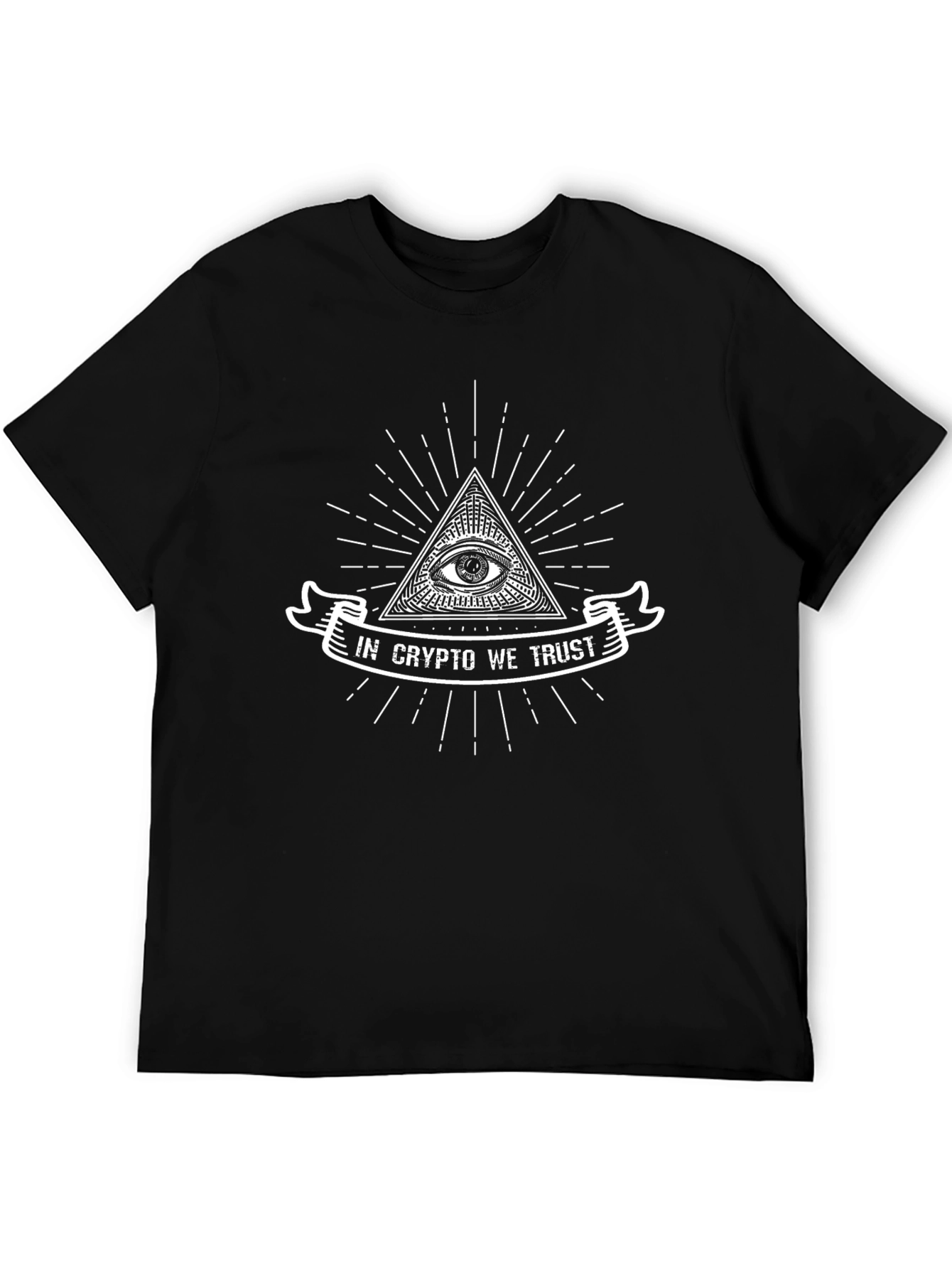 In Crypto We Trust Graphic Tee - Black