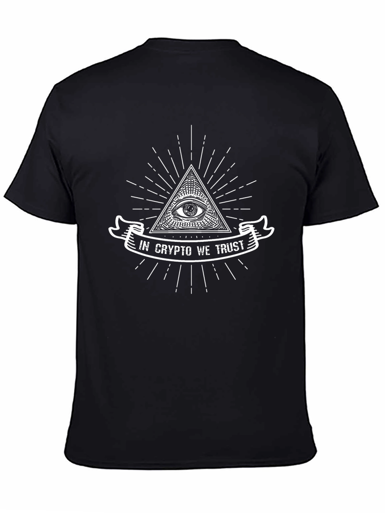 In Crypto We Trust Graphic Tee - Black