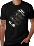 Distressed Graphic Tee - Modern Urban Style
