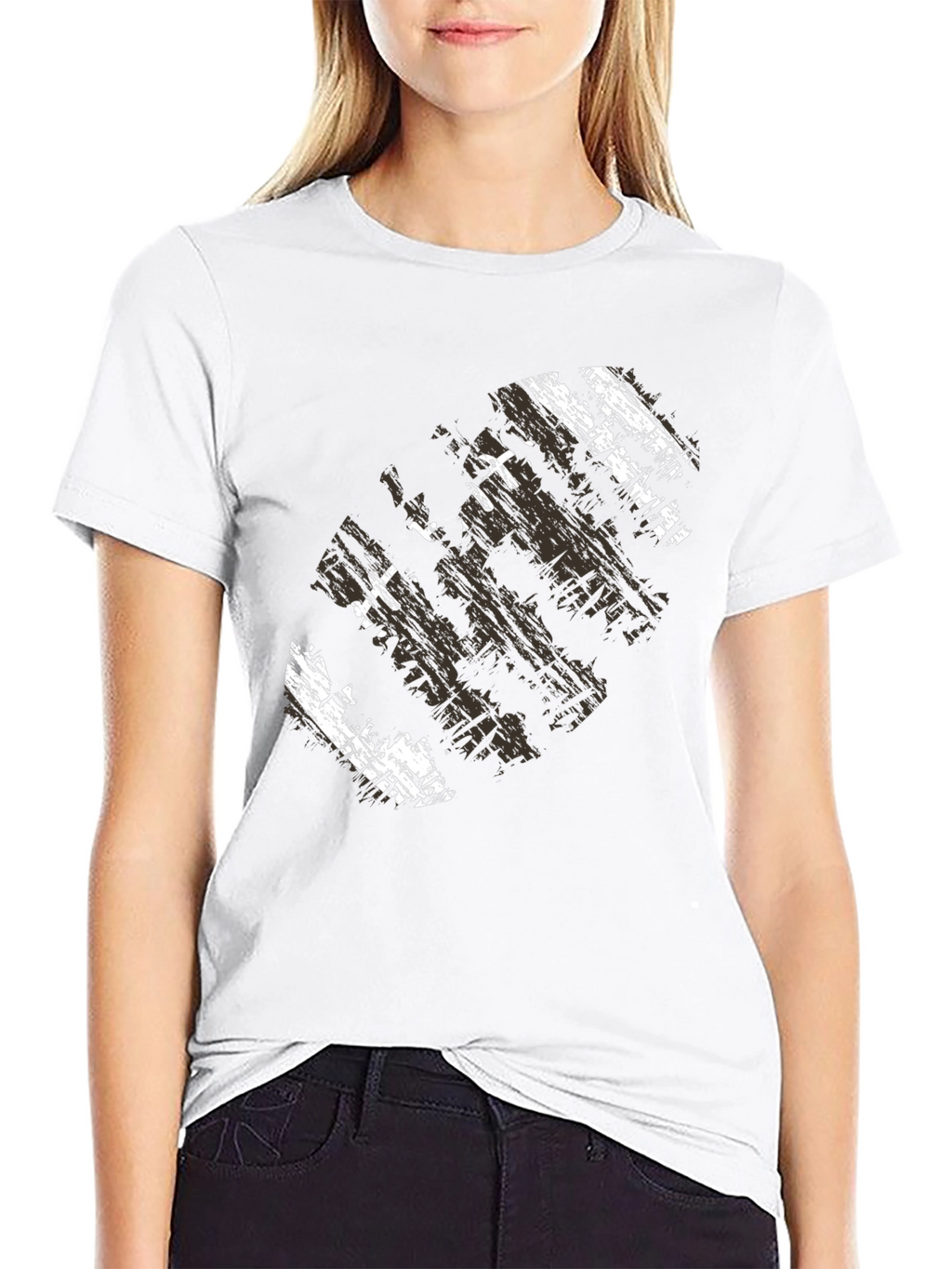 Distressed Graphic Tee - Modern Urban Style