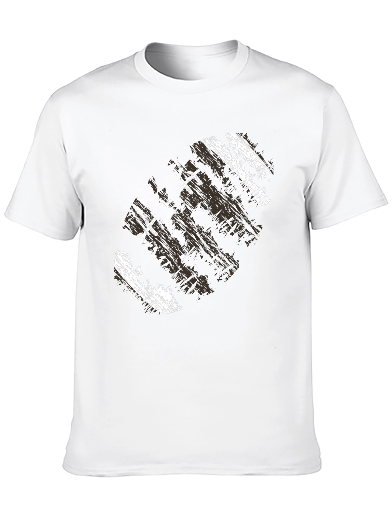 Distressed Graphic Tee - Modern Urban Style