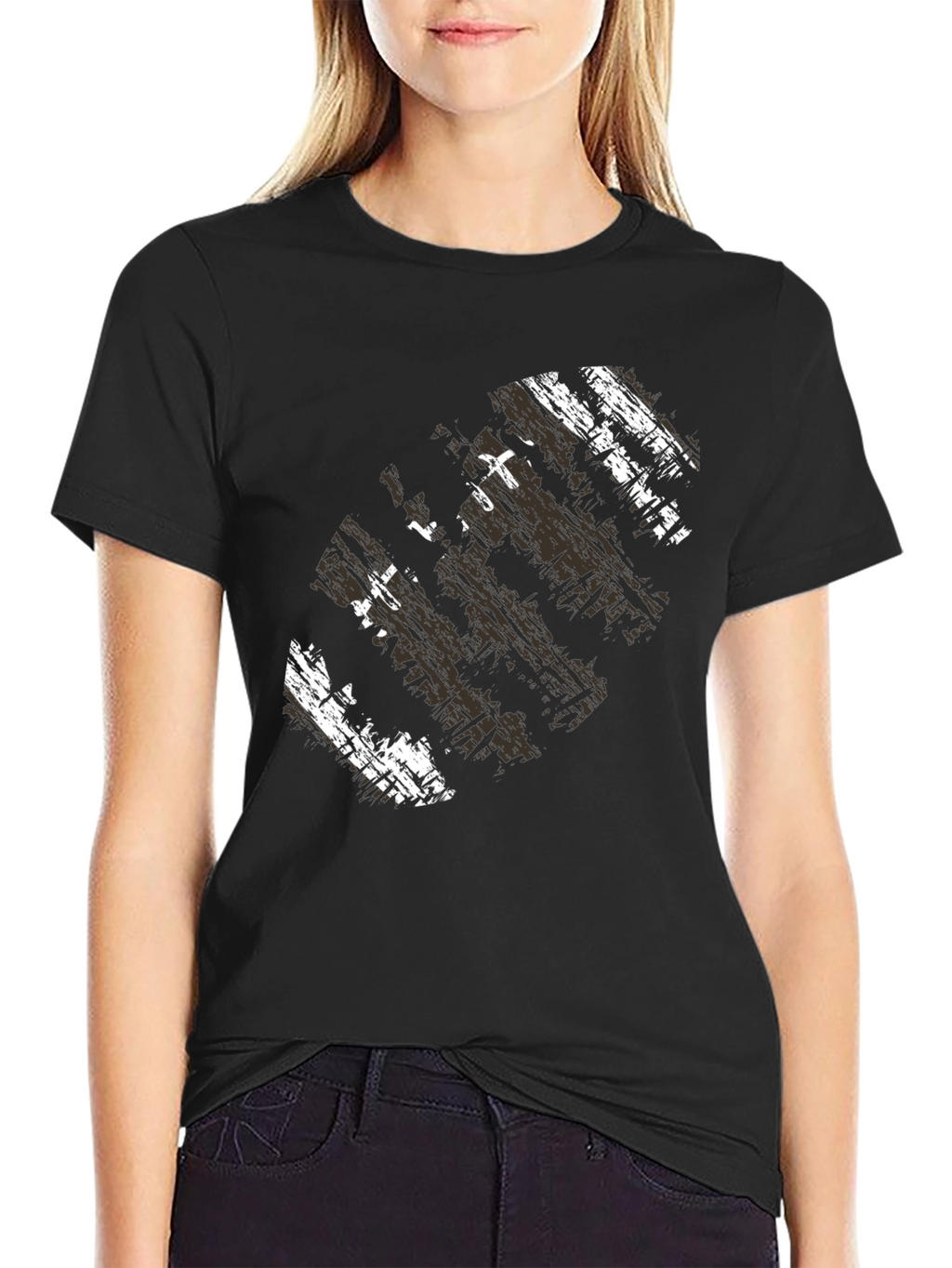 Distressed Graphic Tee - Modern Urban Style