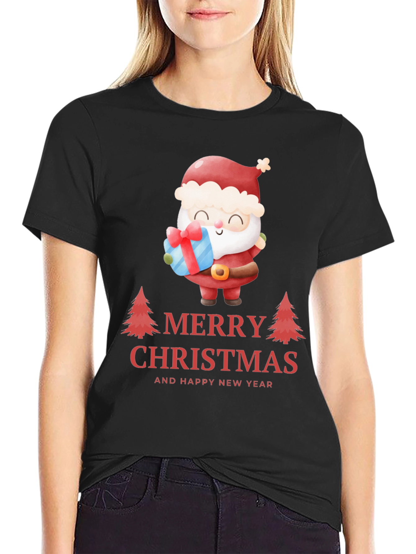 Festive Santa Christmas T-Shirt