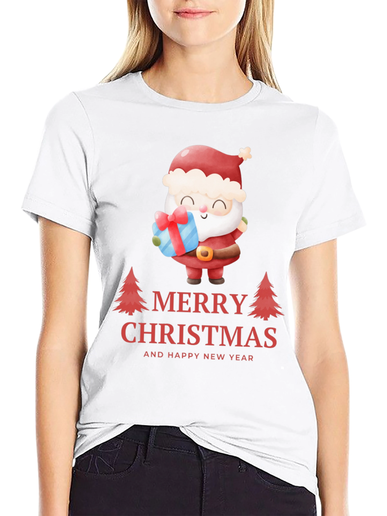 Festive Santa Christmas T-Shirt