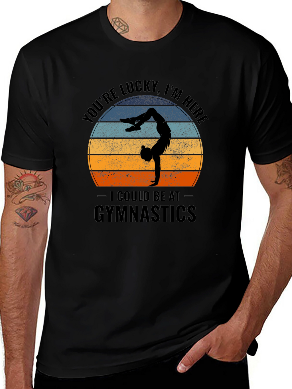 Gymnastics Humor Graphic T-Shirt