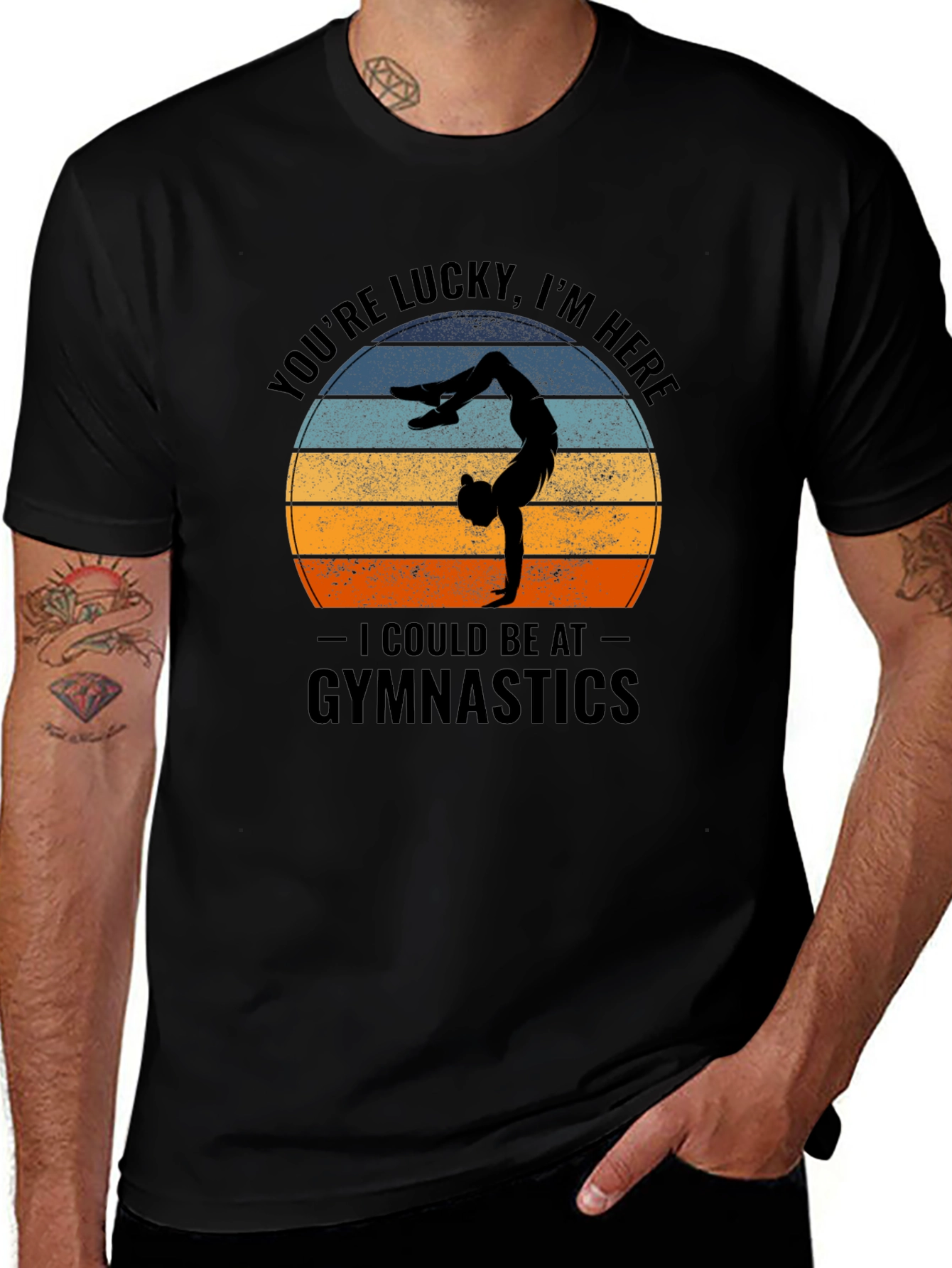 Gymnastics Humor Graphic T-Shirt