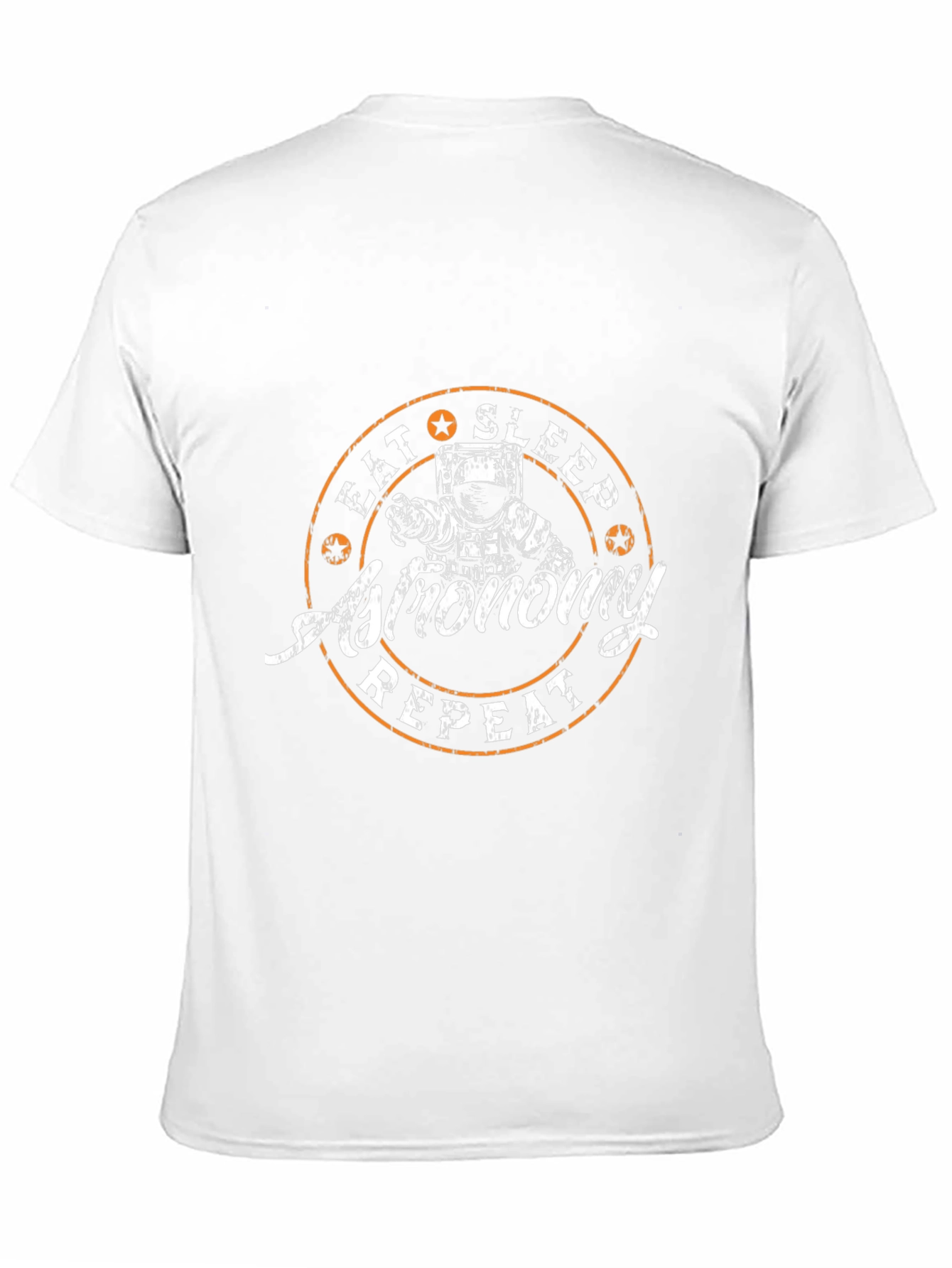 Eat Sleep Astronomy Repeat Black T-Shirt